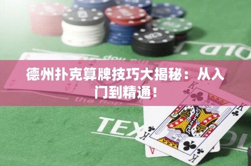 德州扑克算牌技巧大揭秘：从入门到精通！