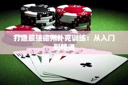 打造最强德州扑克训练：从入门到精通